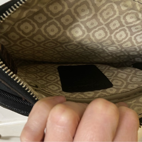 Brighton Pebble Leather, Croc Embossed Crossbody - Picture 7 of 16